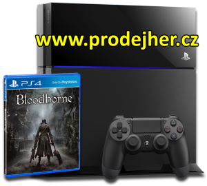 Bloodborne s herní konzolí Playstation 4